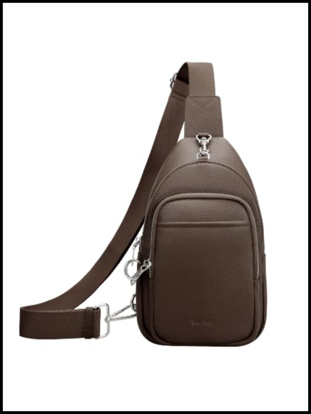 befen Real Leather Anti-Theft Sling Crossbody Bag